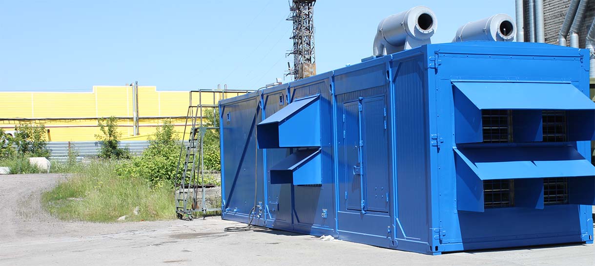 Высоковольтный дизель-генератор в контейнере АД1500-Т10500-3РБК
