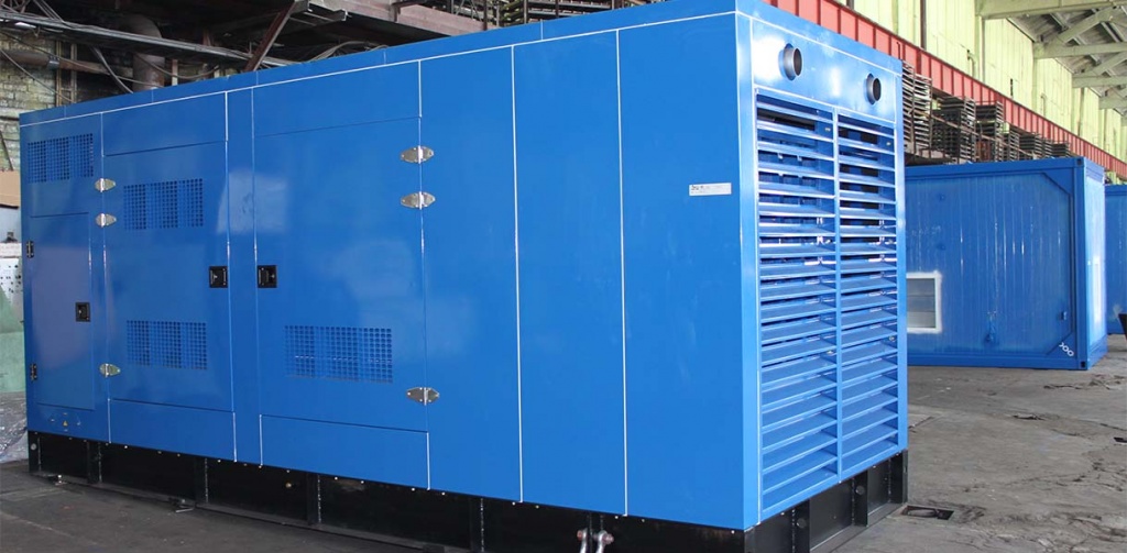 foto Дизель-генератор (ДГУ, ДЭС) мощность 320 кВт 400В Doosan в шумопоглощающем кожухе