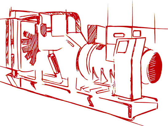 Высоковольтная ДГУ 1600 кВт 6,3 В двигатель Baudouin